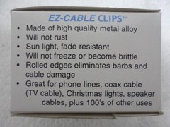 Jentec EZ Cable Clips 1/4″ 6,3mm Box of (100) Pcs. High Quality Metal Alloy