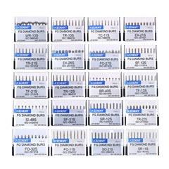 AZDENT Dental Diamond Burs FG Drills Friction Grip fit for High Speed Handpiece