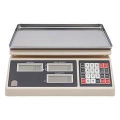 Industrial Counting Scale, 30kg X 0.5g, Digital Scale for Parts and Coins, g/k