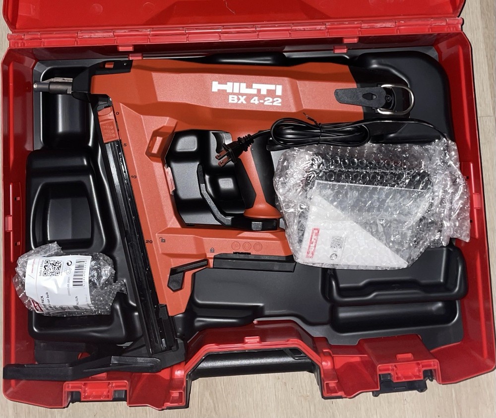 New Hilti BX4-22 Nuron Framing Gun With C4-22 Charger & 1 B-22-85 Battery