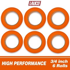 LAUCO Orange Automotive Refinishing Masking Tape – Autobody Painter’s Tape,