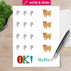 4×2 Blank Address Shipping Labels Mailing Sticker 10 UP for Laser Inkjet Printer