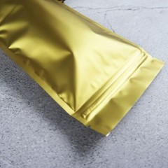 100pc Gold Black Pink Green Silver Matte Resealable Bags (~3x5in/4x6in/5x7in)
