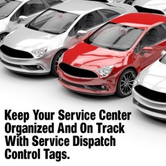 1000 Car Dealer Service Hang Tags Mechanic Repair Shop 3 Piece System – Pink