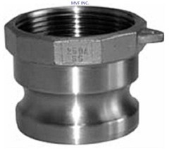 1″ Type A Camlock Female NPT x Male Adapter 304 Stainless, Hose A100SS304