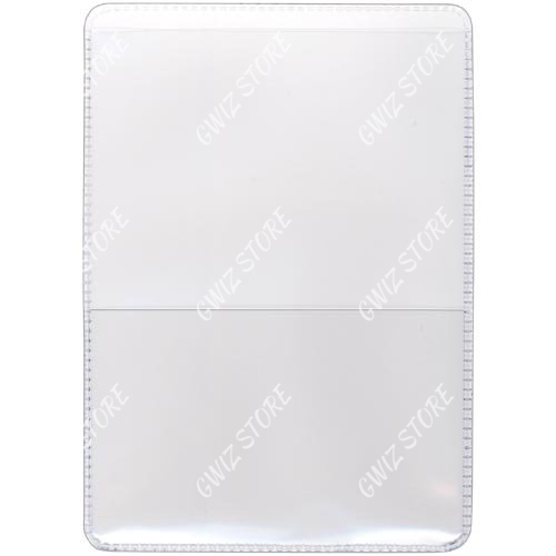 Auto Insurance Registration ID Card Holders Clear-Plastic Front Double Pocket