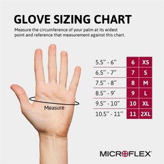 Microflex Diamond Grip MF-300 Latex Gloves XL – Case of 1000]
