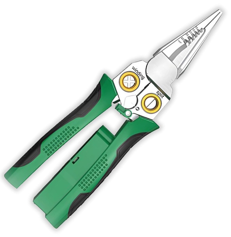 8 in 1 Multifunction Electric Wire Stripper Ellectrician Pliers + Voltage Tester
