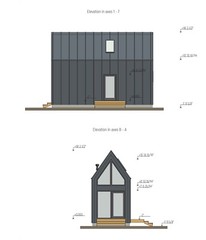 273 sg.ft СANDLE HOUSE KIT #PW-23 PREFAB DIY PLYWOOD BUILDING CABIN HOME MODULAR