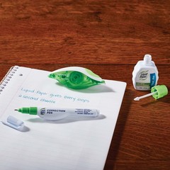 Liquid Paper DryLine Grip Correction Tape, 2 Count – Quick Dry, Easy Use