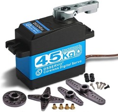 45KG High Torque Coreless Servo Motor with Stainless Steel Gear – 180 Degrees