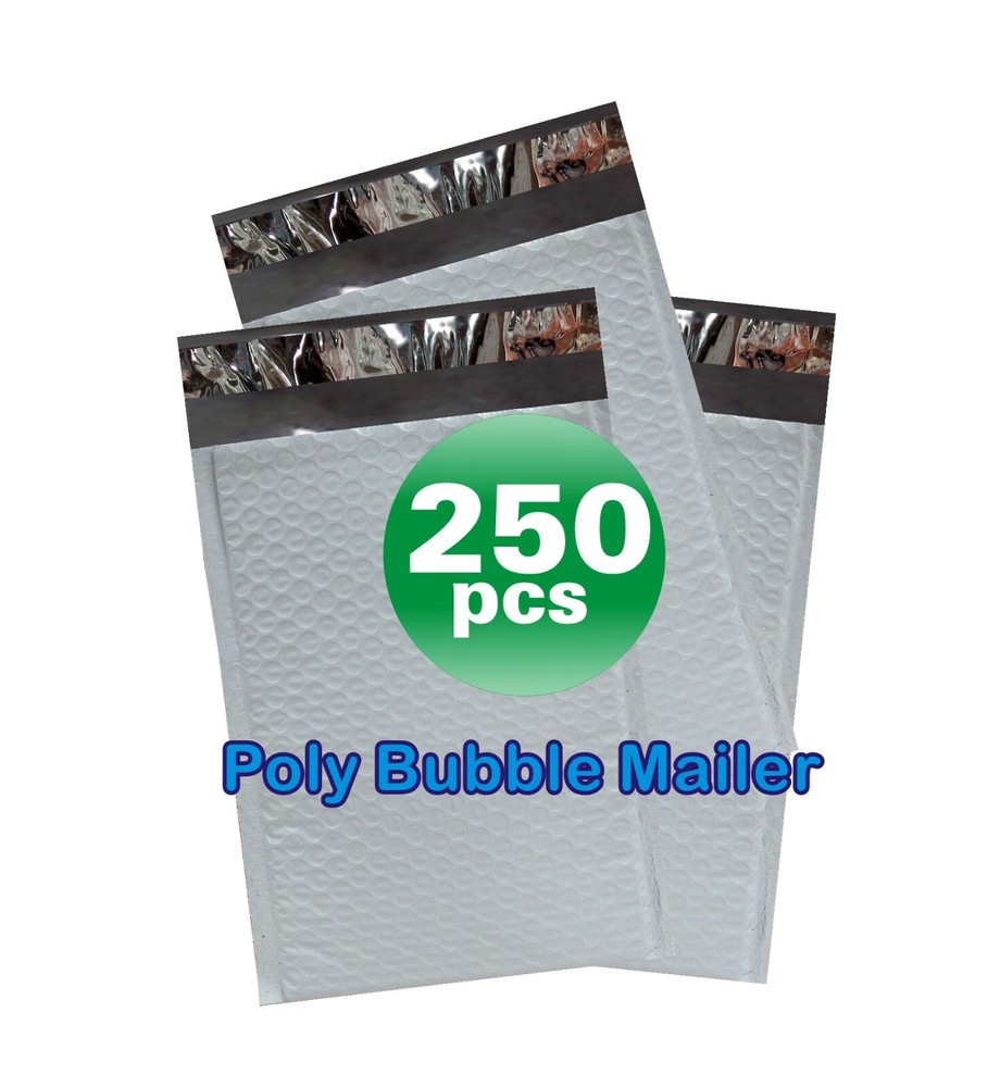 Fantasybuy® 250 #00 Poly Bubble Padded Envelopes Mailers 5 X 9 250PM00