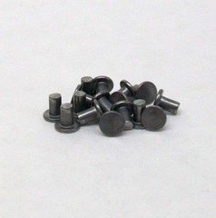 50/100/250/500/1000 NEW 3/32 X 9/64″ FLAT HEAD SOLID STEEL RIVET PLAIN USA NH