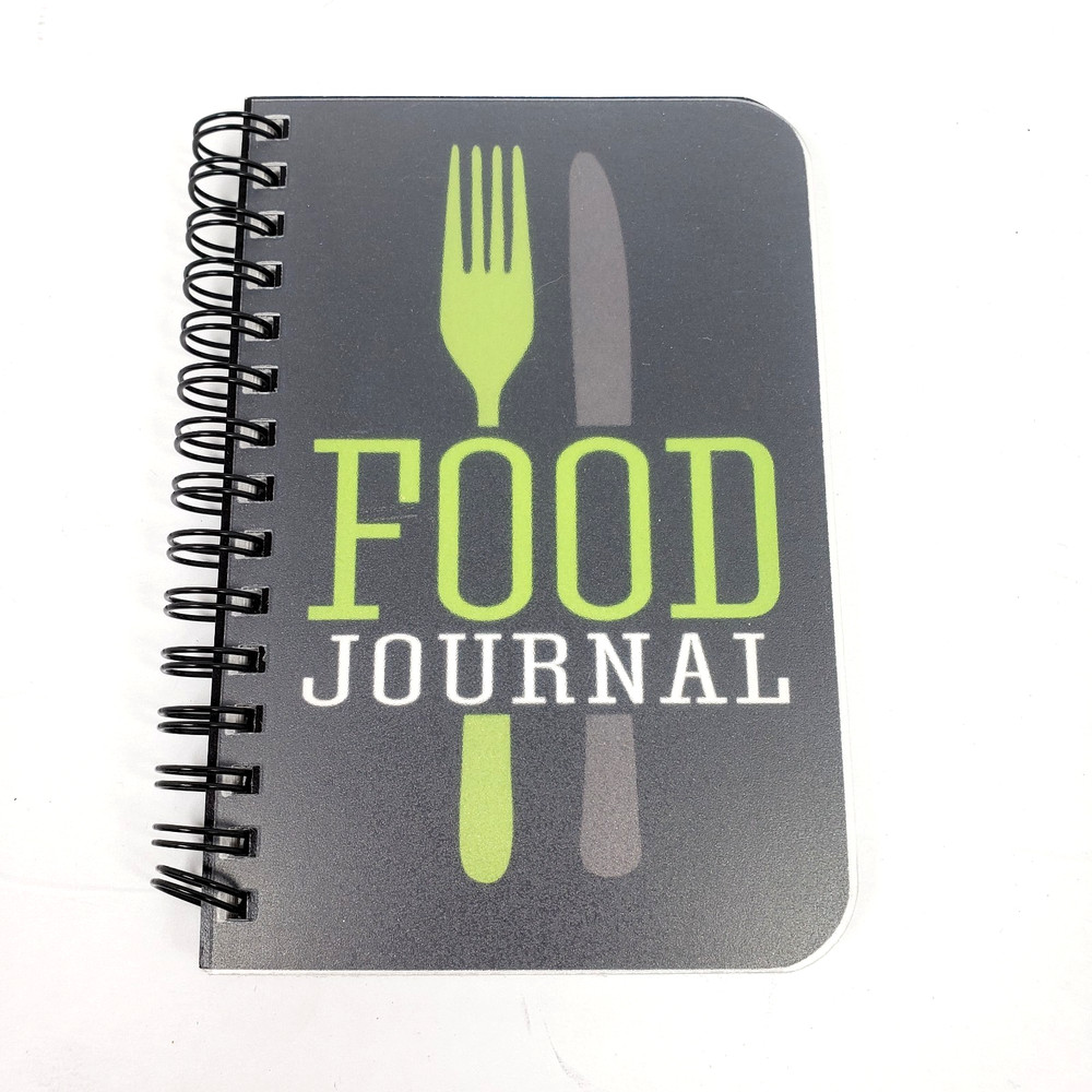 Book Factory 5.25×3.5 Inch Small Spiral Bound Food Journal
