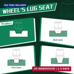 M12*1.5 Wheel Lug Nut 20PCS Compatible with for 2009-2023 Ford