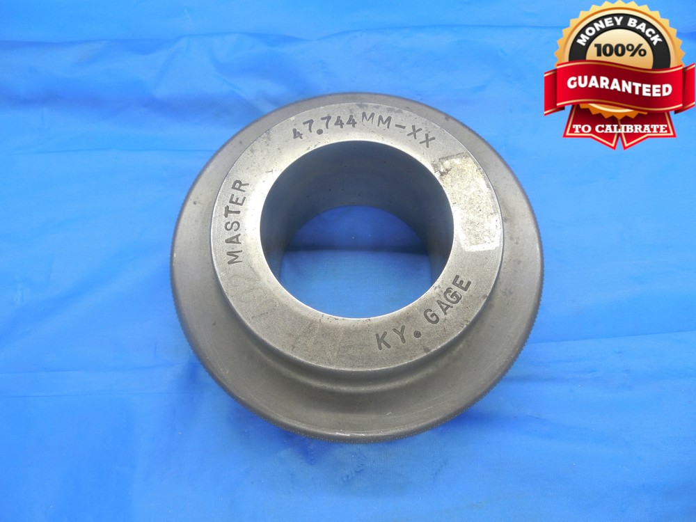 47.744 CLASS XX MASTER PLAIN BORE RING GAGE 48.000 -.256 UNDERSIZE 48 mm 1.8797