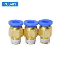 1/4″ OD Tube X 1/8″ NPT Pneumatic Fitting Push To Connect Air Fittings 10PCS