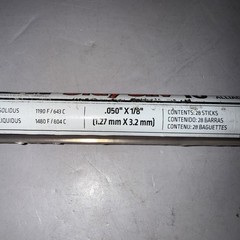 Harris Stay-Silv 15 .050″ x 1/8″ x 20″ Silver Brazing Alloy (Pack of 28 Sticks)