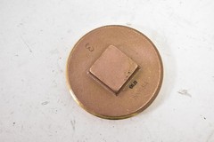 3 In Bronze Cast Threaded Pipe Plug Square Drive 302-607 Made In Indonesia