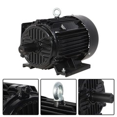 1800 RPM Electric Motor 184T Frame TEFC 230/460 Volt Severe Duty 5HP 3 Phase New