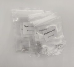 10Packs 100 Pcs Sliding Crimpable Hook Open Surgical Hook Middle 4.5mm