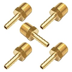 Durable Brass Coupler Hose Adapter -40°F to 160°F Temperature Range Brand New