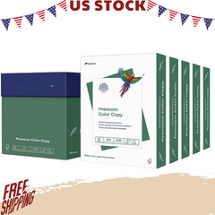 NEW Premium Color Copy Paper 28lb 8.5×11 2500 Sheets 100 Bright White