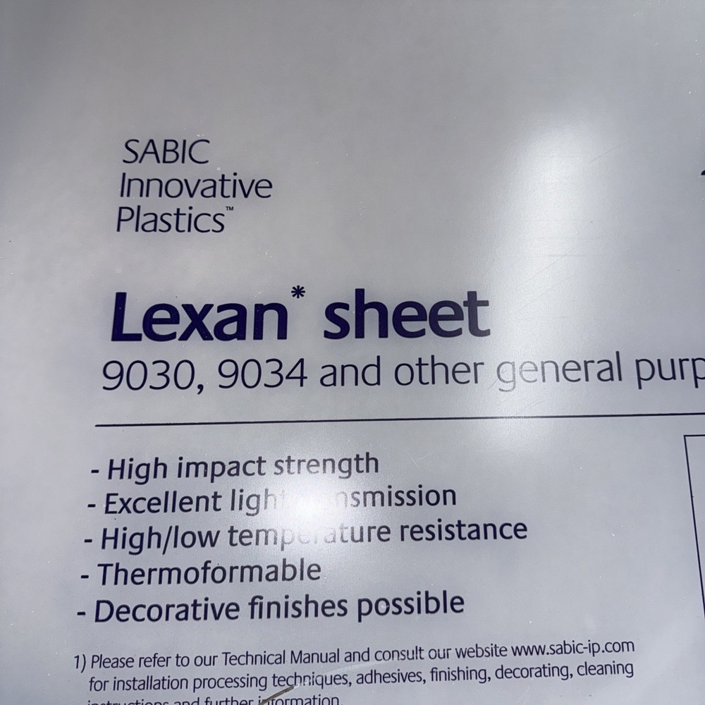 Polycarbonate Lexan (1/8” Tinted)