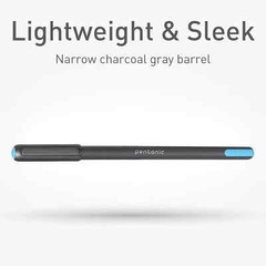 Pentonic 10-Count Ballpoint Pens 1.0mm Assorted Colors Easy Flow Ink