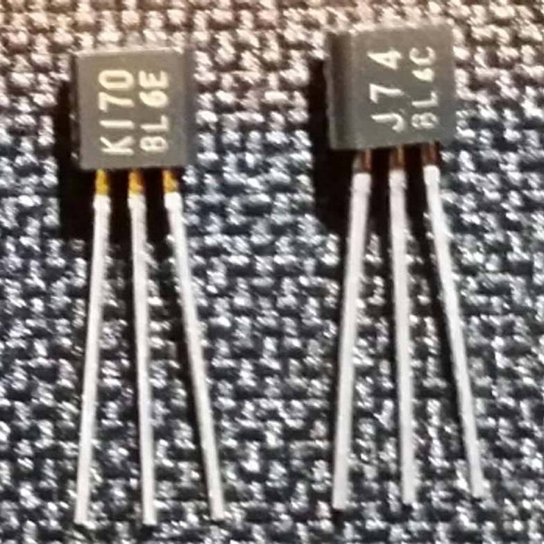 Toshiba 2SJ74 + 2SK170 MATCHED PAIR 0.1mA-match (9-11ma Idss Range “B” “BL”)