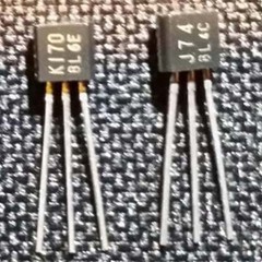 Toshiba 2SJ74 + 2SK170 MATCHED PAIR 0.1mA-match (9-11ma Idss Range “B” “BL”)