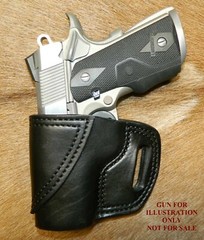Gary Cs Leather Avenger Left Hand OWB HOLSTER for Colt 1911 Defender 3″ & clones