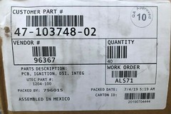 One (1) New RHEEM Ignition control Board Part# 47-103748-02 ( open box)