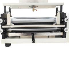 Double-sided Automatic Glue Coating Machine for Paper&Leather 15.35″ SteelRoller