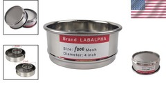 1000 Mesh Lab Sieves 4” Diameter Stainless Steel Wire Cloth