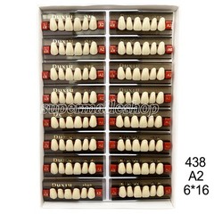 Dental Acrylic Denture Resin Teeth Upper Lower Full Set Shade A1/A2/A3 3/8/16 SD