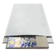 UOFFICE 200 Poly Bubble Mailer Bags 7.25×12″ #1 Pouches Envelopes White