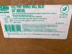 ZURN 34-850TUXL FULL PORT BRONZE BALL VALVE (NEW)