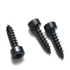 M2 M2.6 M3 M3.5 M4 M5 M6 Black Steel Hex Socket Cap Head Self Tapping Screws