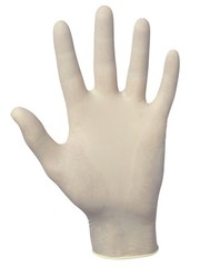 SAS Safety 6593 Value-Touch Disposable Latex 5 Mil Gloves, Large, 100 Gloves