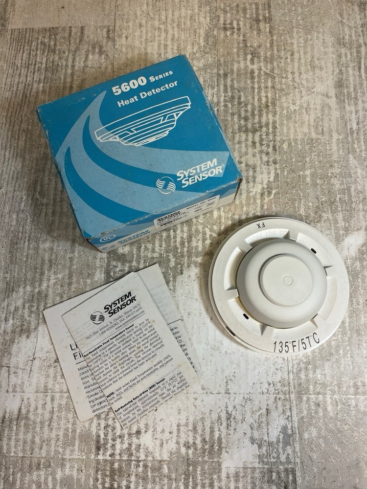 System Sensor Heat Detector 5600 Series New Open Box Model 5603 – New