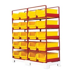 Ssi Schaefer 1463.130906Bl1 Solid & Stackable Straight Wall Storage Container,