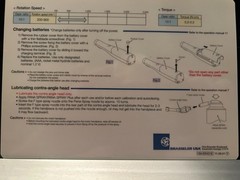 Brasseler Endo Sequence II: 3 handpieces, 8 contra-angles, charging base w/ cord