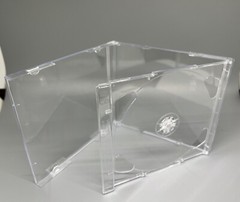 10 Top Quality 10.4mm Rare Brilliant Double 2CD Jewel Case, Super Clear,BR2CD-SC
