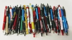 50ct Bulk / Wholesale Mixed Lot of Misprint Ball Point Retractable Click Pens