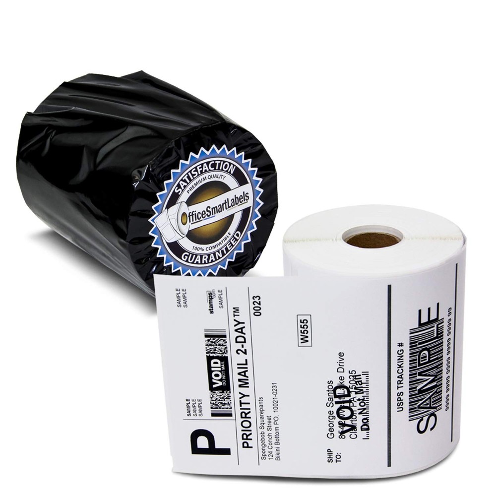 OfficeSmartLabels – 4 x 6 inch 4XL Internet Postage Prime – 1 Roll, White