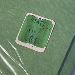 Rare Vtg DUO-TANG Color 6pk Report Covers NOS Original Price Tag Of 81 Cents