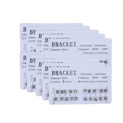 10kits dental orthodontic mental bracket brace mini roth 022 345 hooks 20pcs/kit