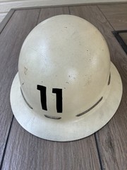 Vintage 1930s – 1940s MSA Skullgard Fiberglass Full Brim Hard Hat +FAST SHIP!