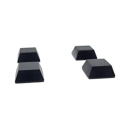 3/4″ Stick on Speaker Feet Rubber Bumpers 3/8″ Thick Electronics Adhesive Pads
